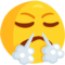 Face With Steam From Nose emoji on Messenger